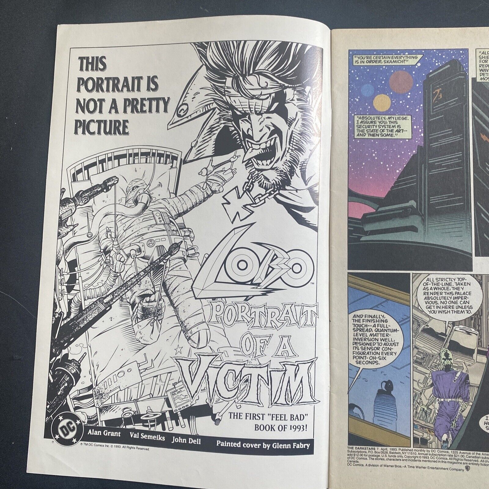 COMIC - DC Comics DARKSTARS Flint Disgraced  - 7th April 1993 - New York (8818)