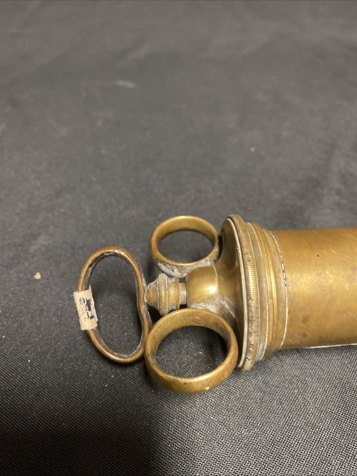 Fannin & Co. 41 Grafton St, Dublin Brass 1850's Ear Syringe - (1810)