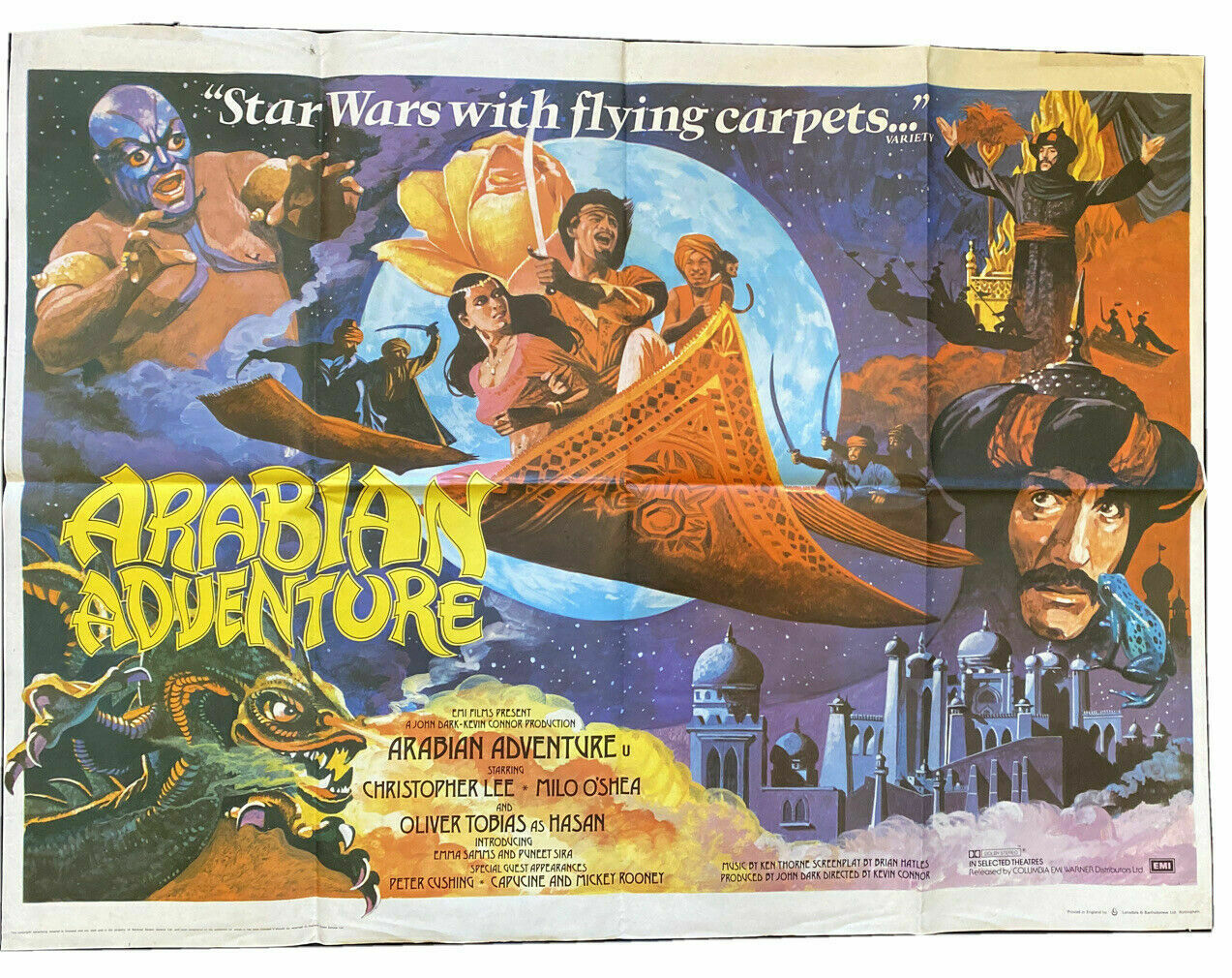 ORIGINAL UK QUAD POSTER - Arabian Adventures - 1979 30" x 40" - (6542)