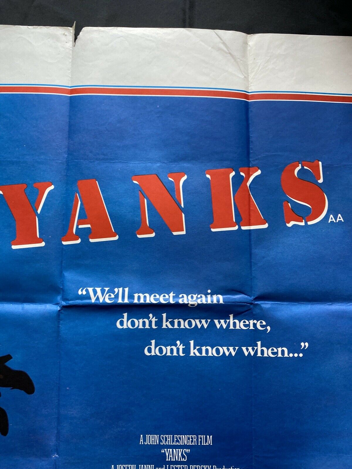 ORIGINAL UK QUAD POSTER - Yanks - 1979 - 30" x 40" - (6588)
