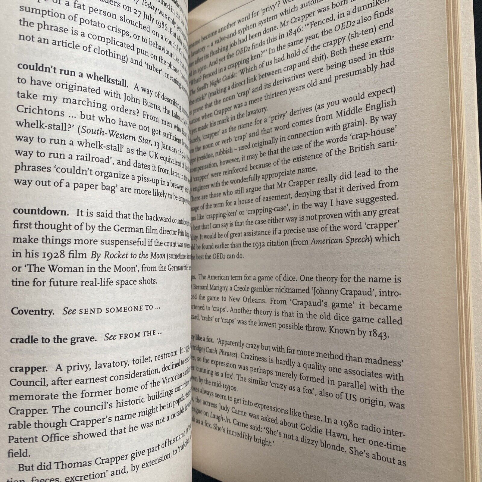 BOOK - Cassell's Dictionary of Word & Phrase Origins - (9669)