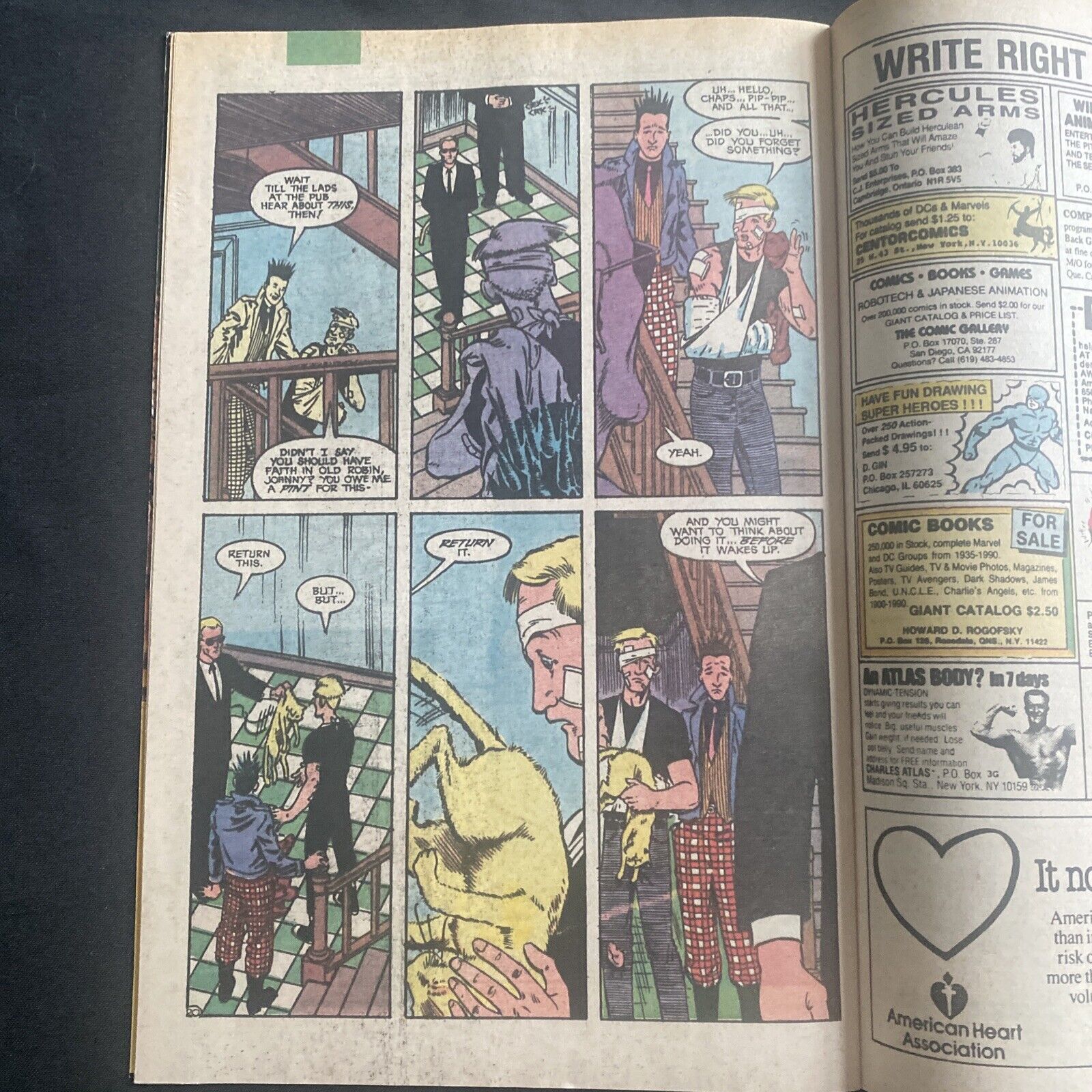 COMIC - DC Comics Justice League EUROPE - Jan 1991 - Batman - (8785)