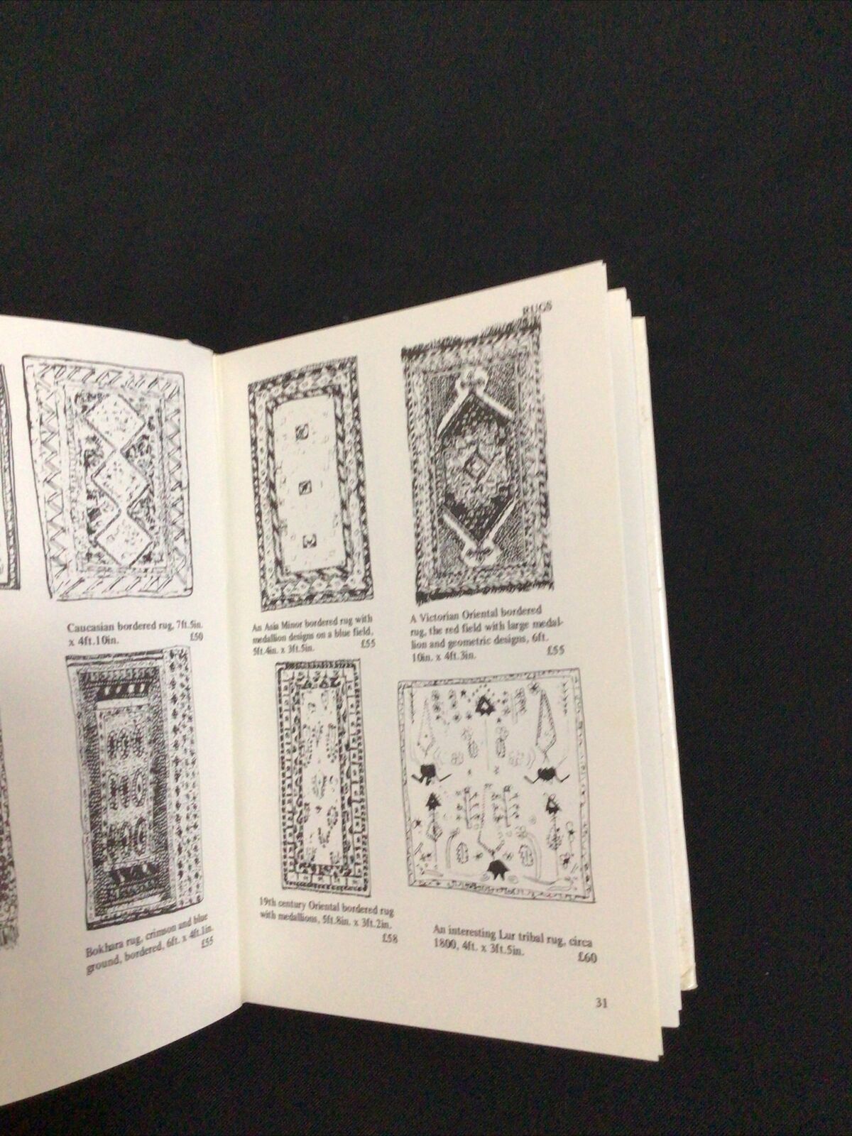 BOOK - Lyle pocket Antiques & Their Values 1977 - ORIENTAL RUGS - (8577)