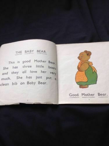 Little Things No 1 - The Baby Bear - A Wheaton & Co Ltd - Rare Book 1940 - (9020)