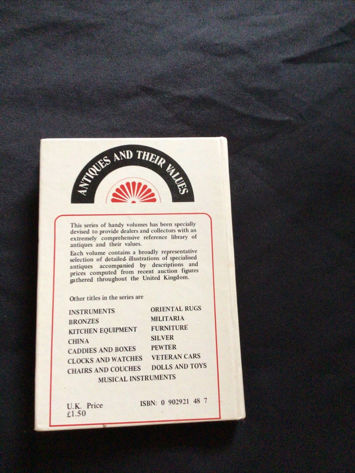 BOOK - Lyle pocket Antiques & Their Values 1976 - GLASS - (8590)