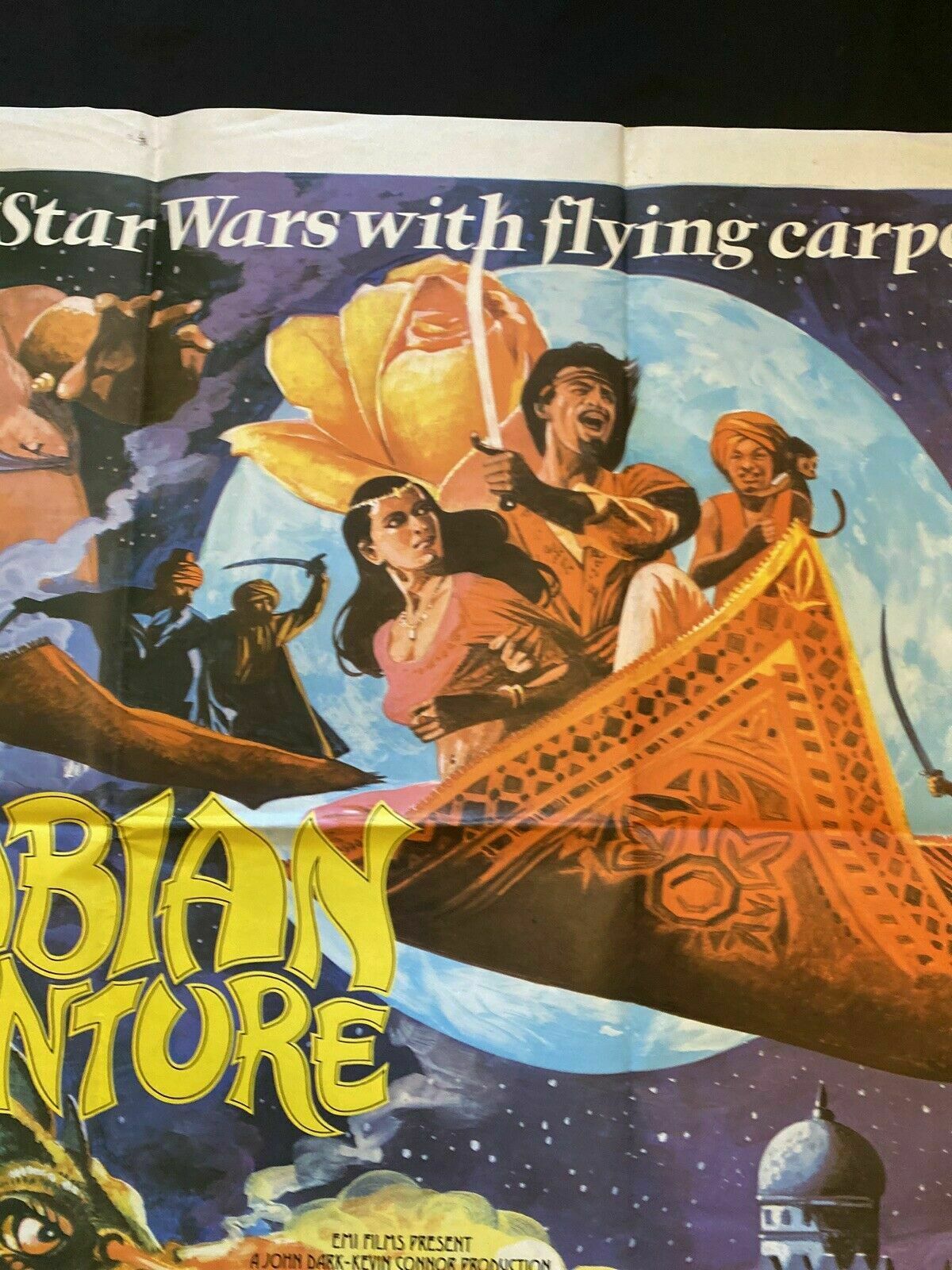 ORIGINAL UK QUAD POSTER - Arabian Adventures - 1979 30" x 40" - (6542)