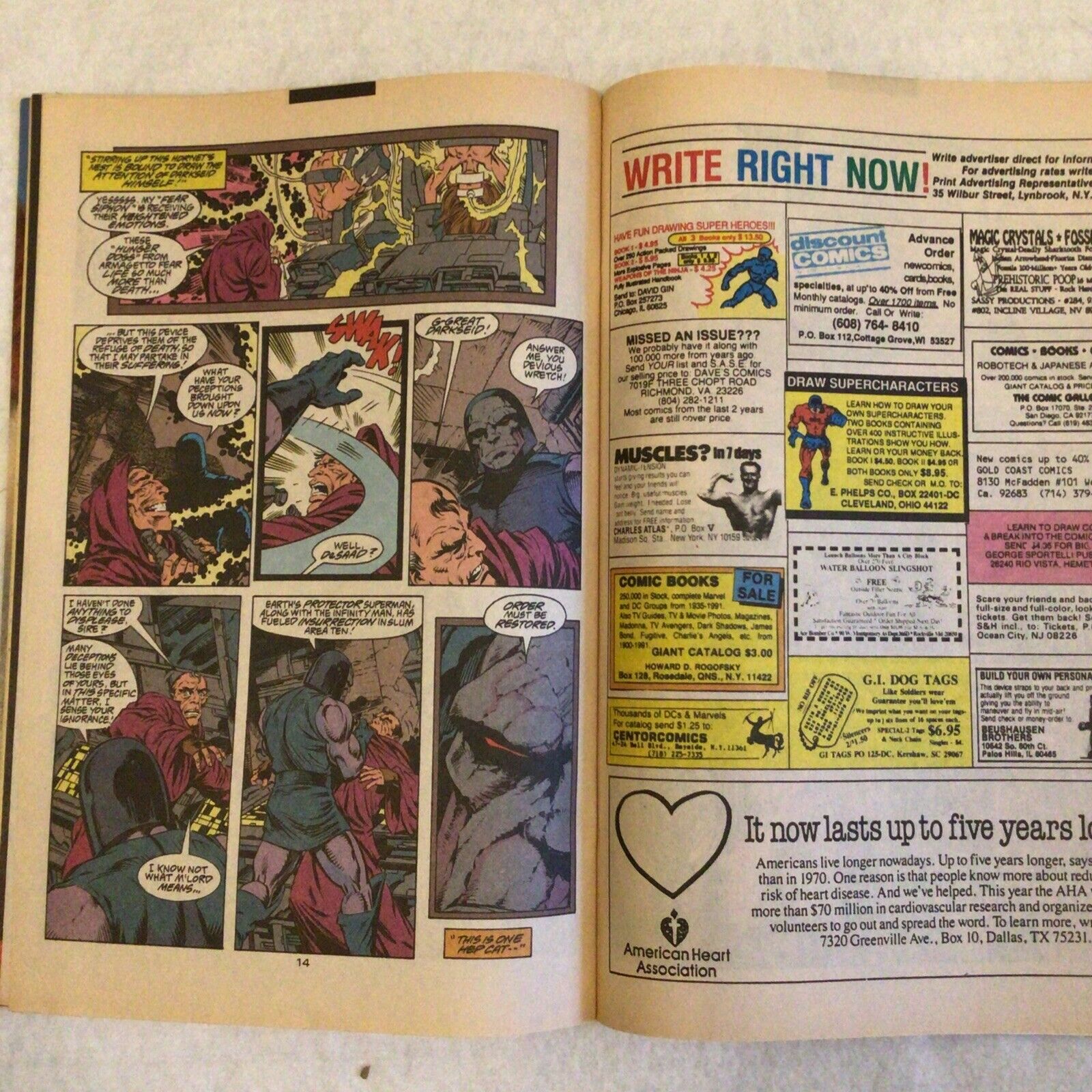 COMIC - DC Comics SUPERMAN IN SUPER TOWN - Oct 1992 - Forever People - (8864)