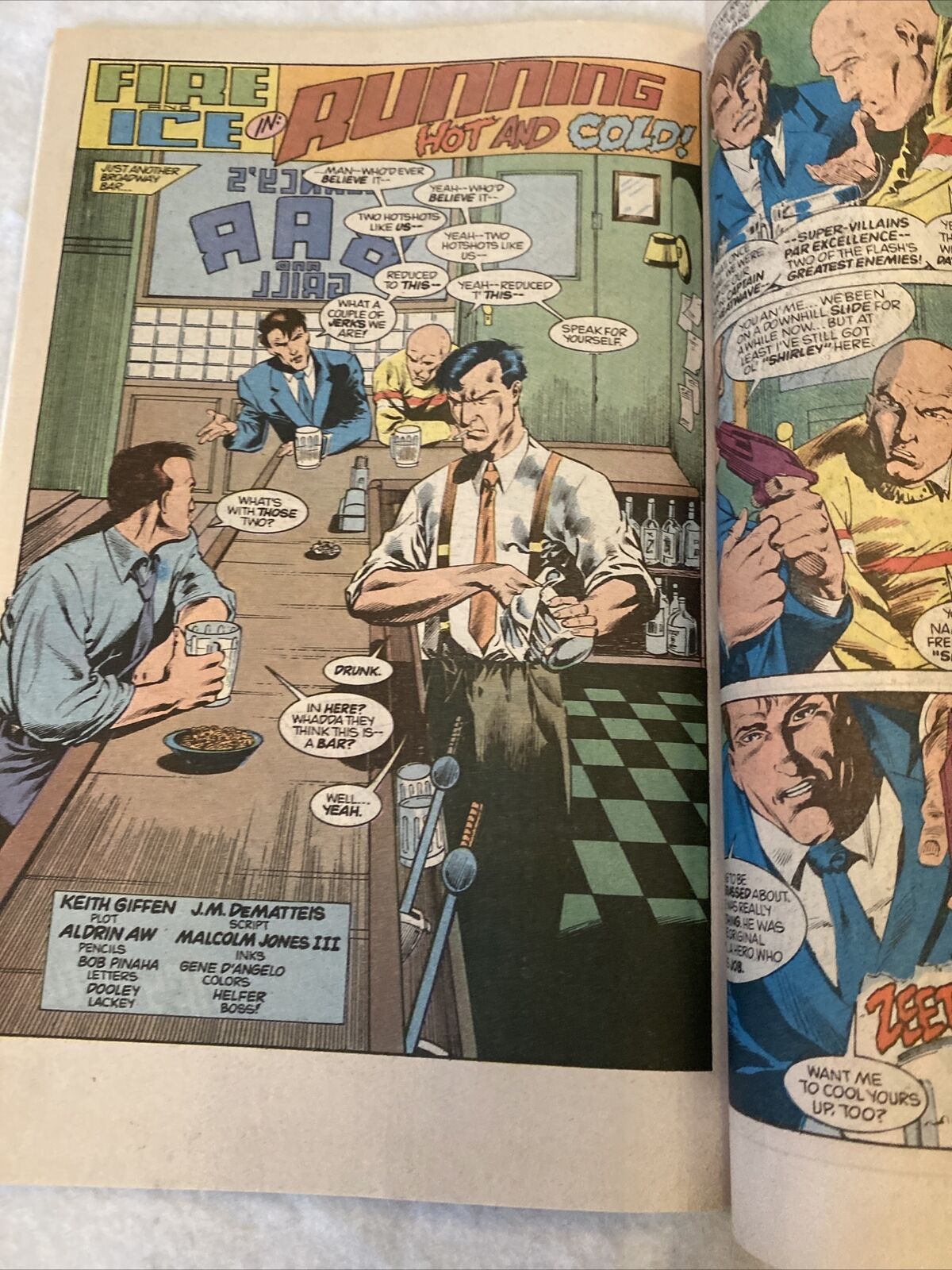 COMIC - DC Comics  JUSTICE LEAGUE QUARTERLY Spring 1991 - New York (8805)