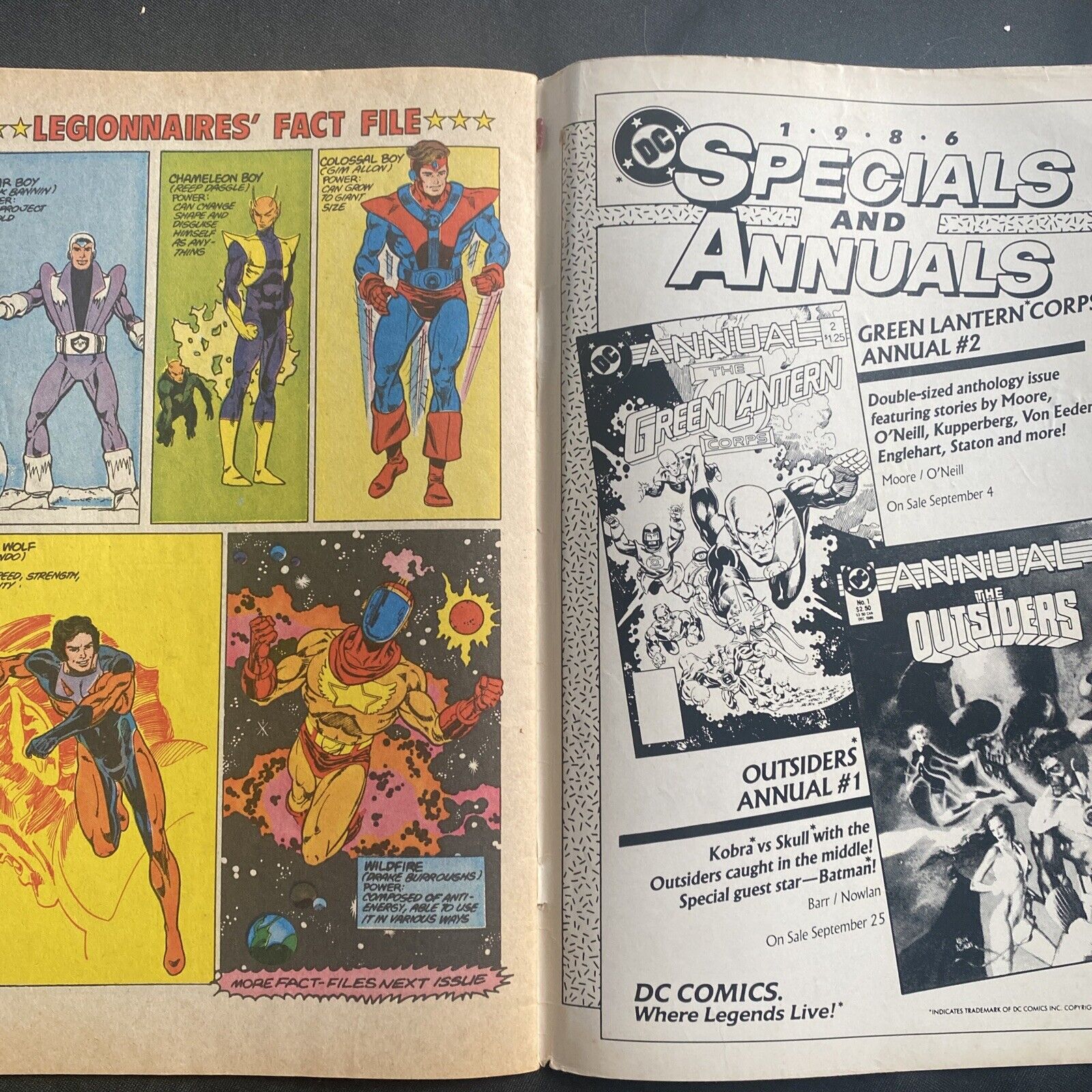 COMIC - DC Comics Tales of The LEGION of Super Heroes  - Dec 1986 (8810
