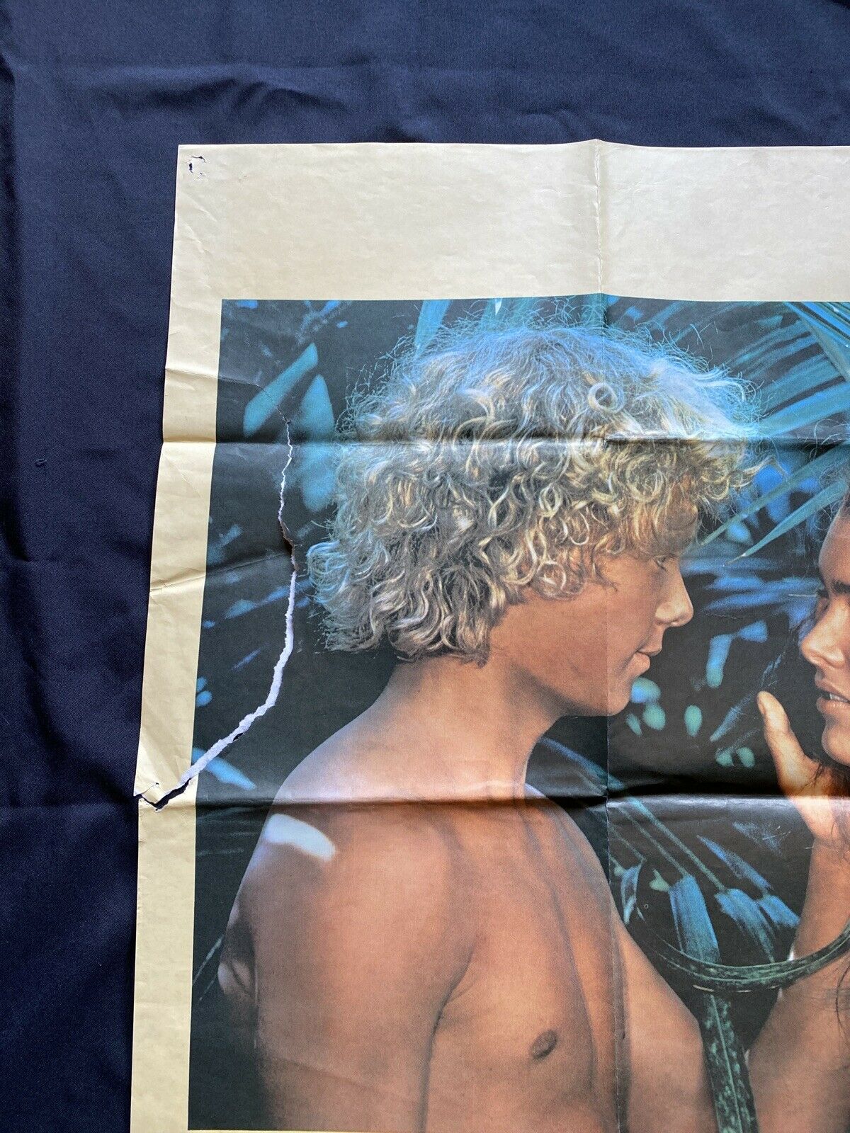 ORIGINAL UK QUAD POSTER - The Blue Lagoon 1980 -  30" x 40" - (6590)