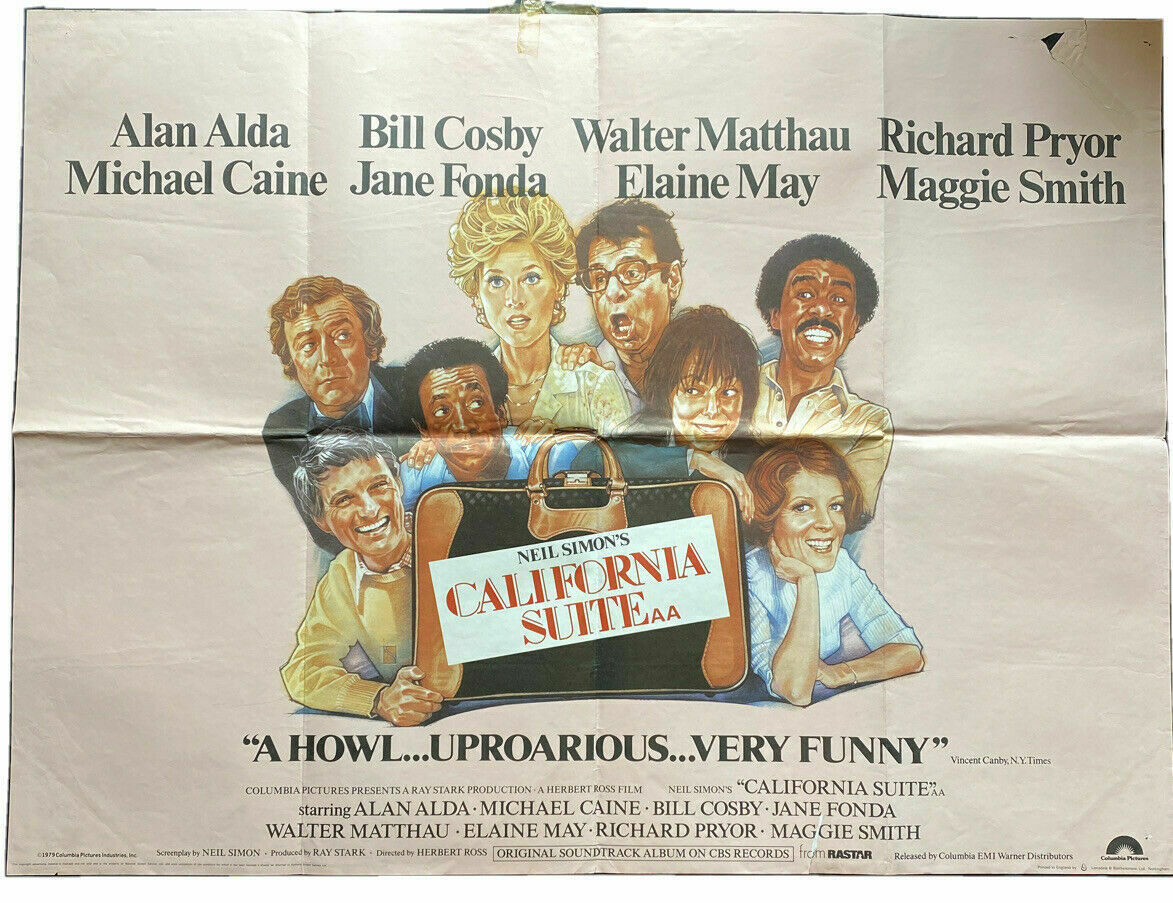 ORIGINAL UK QUAD POSTER - California Suite - 1978 - 30" x 40" - (6582)