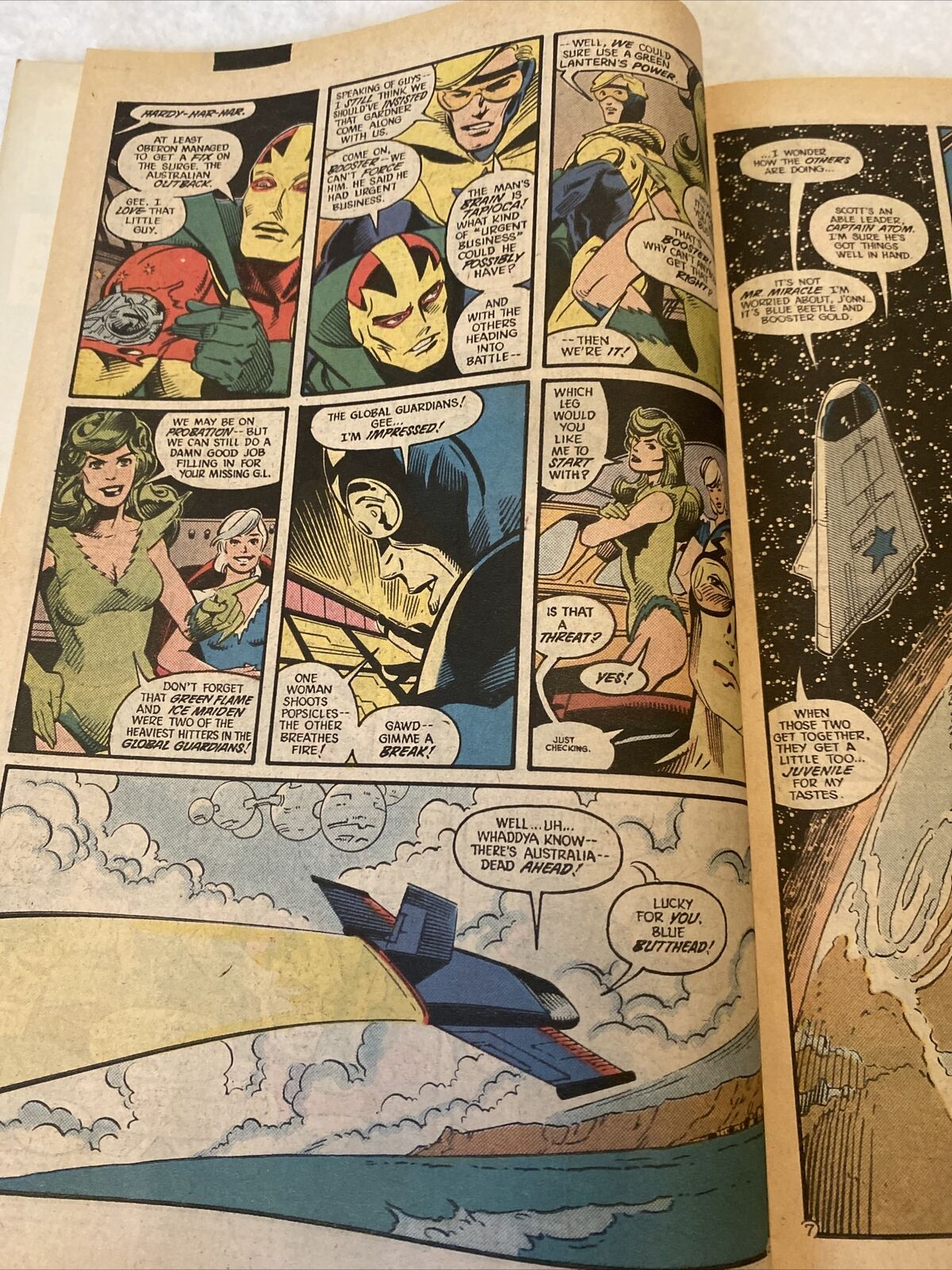 COMIC - DC Comics Justice League INTERNATIONAL '88 July THE JLI (8802)