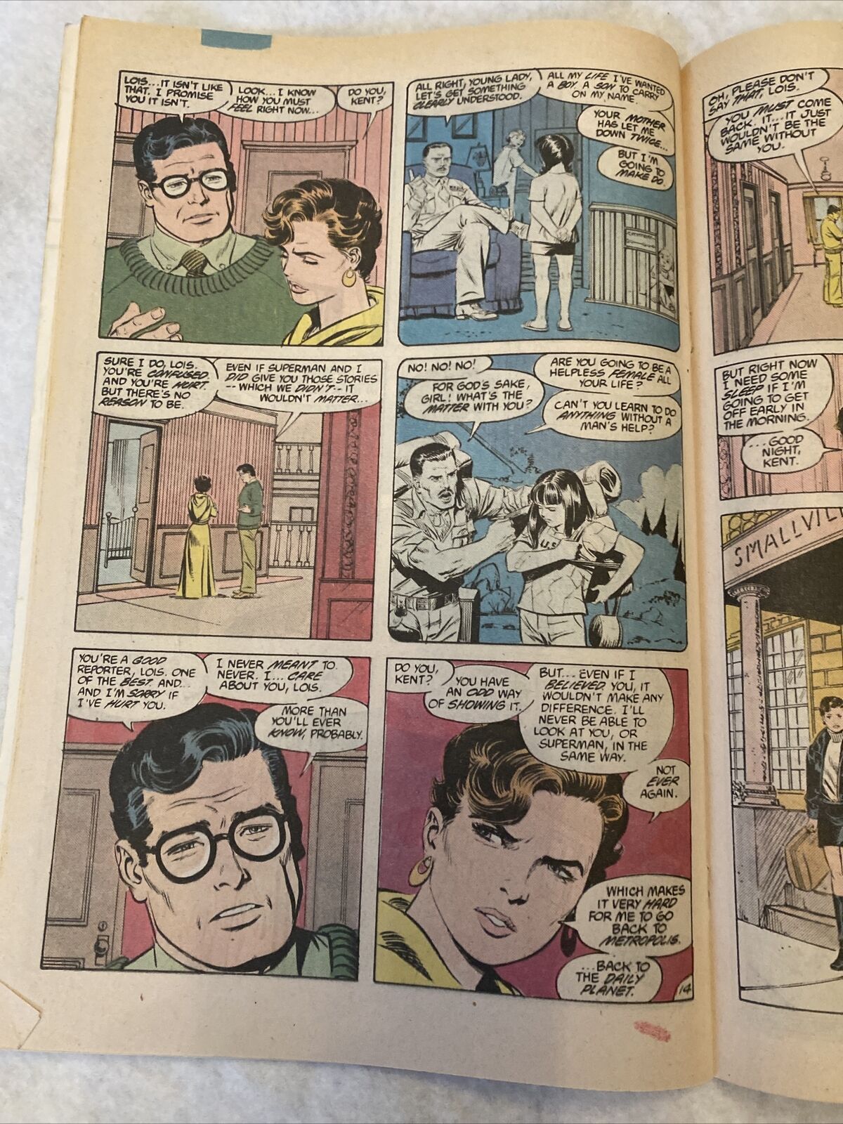 COMIC - DC Comics ACTION COMICS Lois Lane & Lana Lang Feb 1988 Superman  (8833