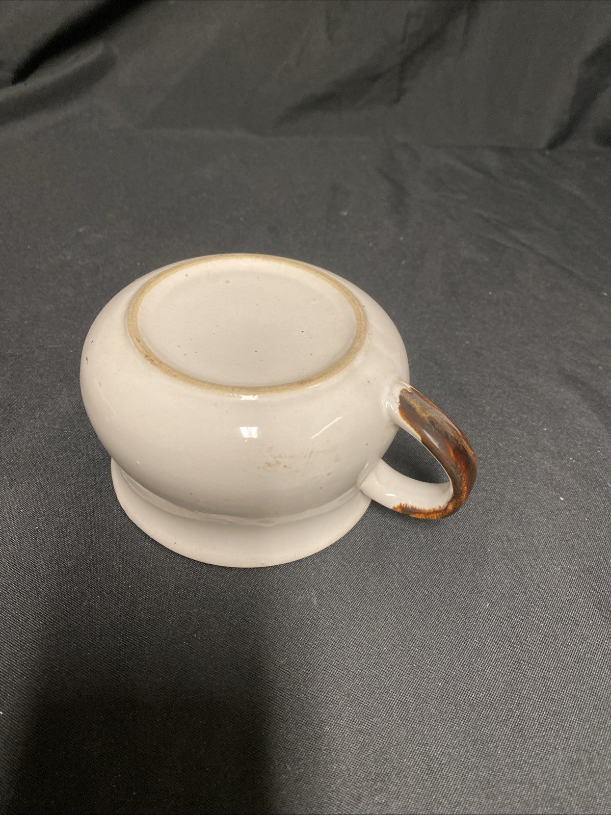 Pair of 1970's soup mugs Chicken and Tomato beautiful condition - (1797)