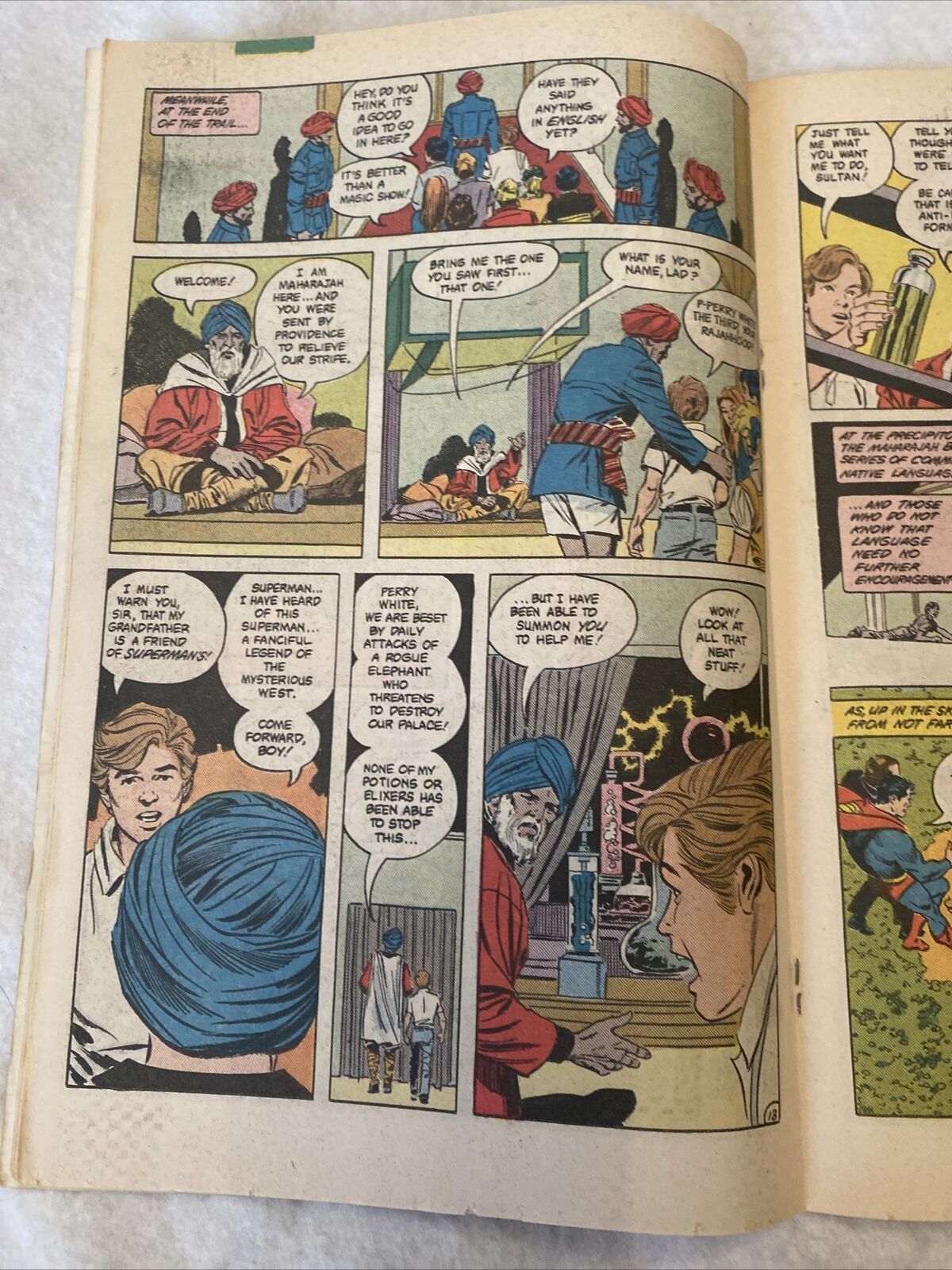 COMIC - DC Comics ACTION COMICS Superman & NOVA Woman in love! Jun 1985 (8835)