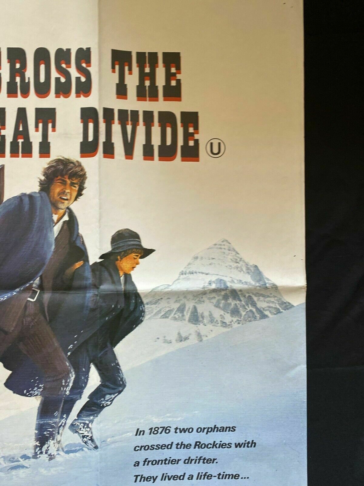 ORIGINAL UK QUAD POSTER - Across the Great Divide - 1976 - 30" x 40" - (6564)