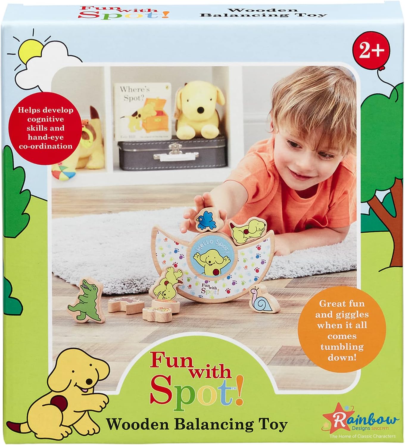 Fun With Spot The Dog Wooden Balancing Toy by Rainbow Designs