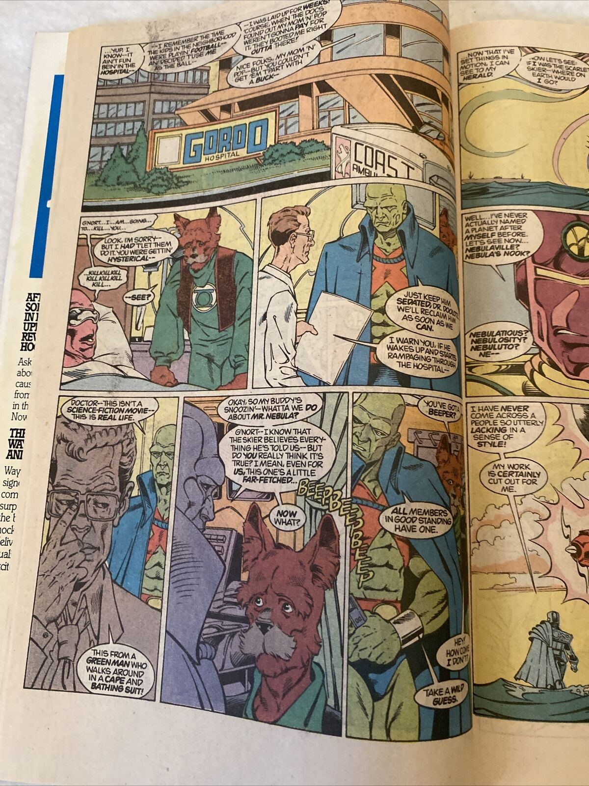 COMIC - DC Comics  JUSTICE LEAGUE QUARTERLY Spring 1991 - New York (8805)