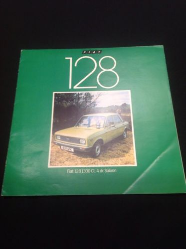Fiat 128 1300 Cl 4 Dr. Saloon - 1980 - Car Brochure Leaflet - (310)