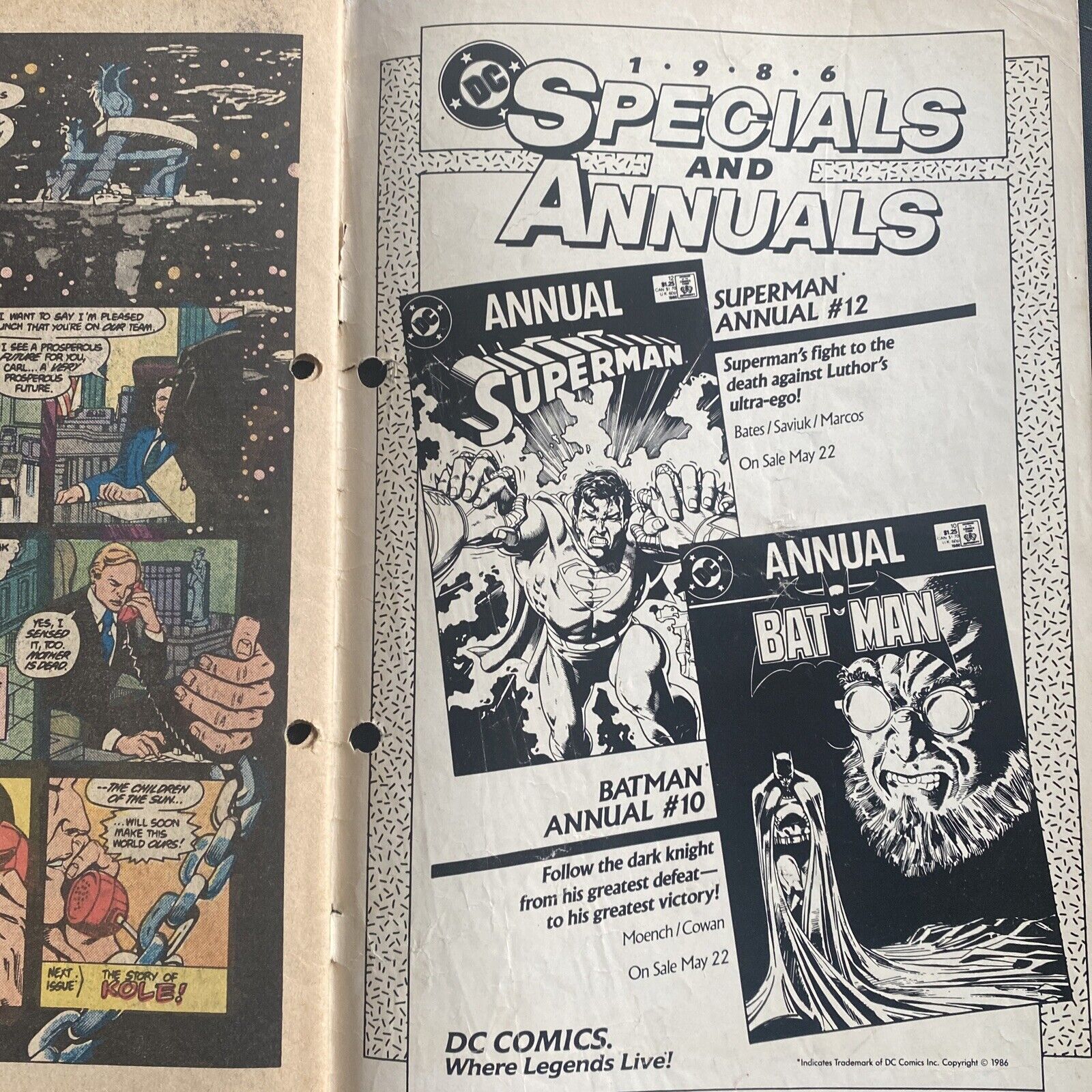 COMIC - DC Comics Tales of TEEN TITANS - Aug 1986 - KOLE - (8812)