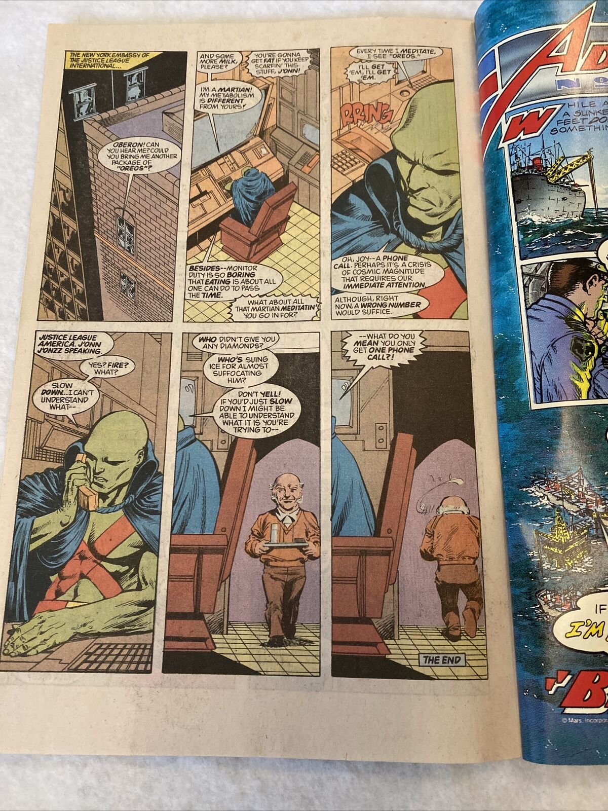 COMIC - DC Comics  JUSTICE LEAGUE QUARTERLY Spring 1991 - New York (8805)
