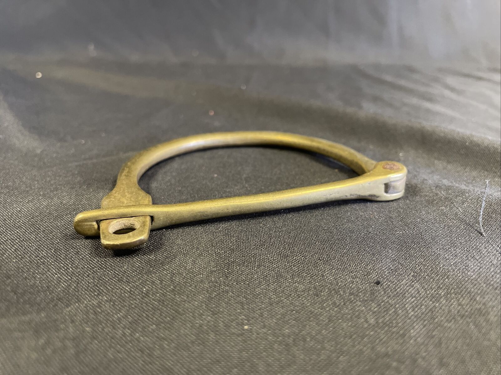 British Military WWII Kit Bag Lock 1942-45 Solid Brass excellent condition (8279