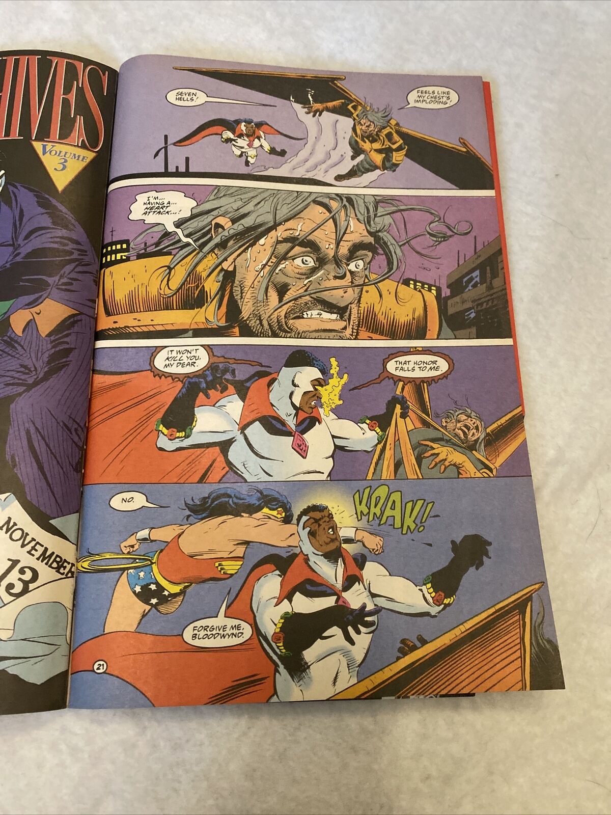 COMIC - DC Comics HAWKMAN A Rage of Hawks - Jan 1994  - New York - (8825)