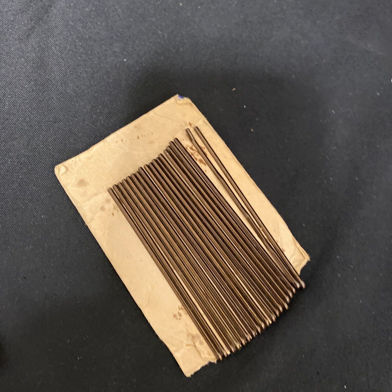 Vintage 1950's Bobby Pins Hair grips / slides 2 sets 44 pins Heavy - (9010)