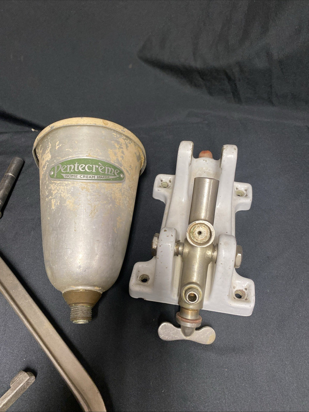 1930 Pentecreme Home Creme Maker Art Deco Stunning Rare - (1636)