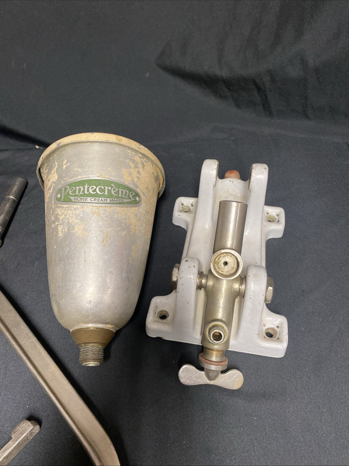 1930 Pentecreme Home Creme Maker Art Deco Stunning Rare - (1636)