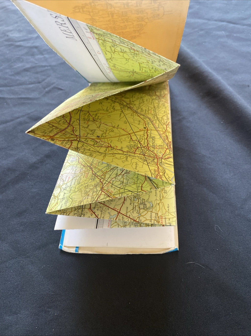 Merseyside Bartholomew Half Inch Map Series Paper Map #28 (1311)