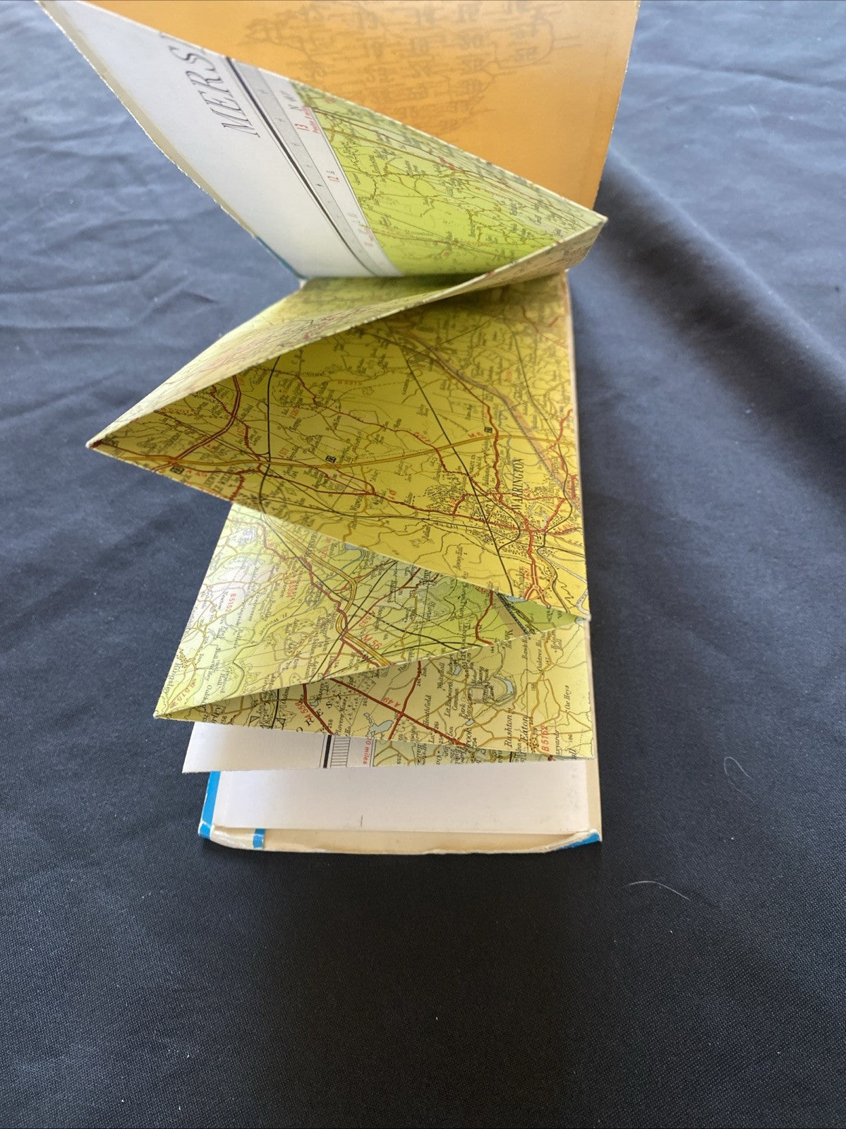 Merseyside Bartholomew Half Inch Map Series Paper Map #28 (1311)