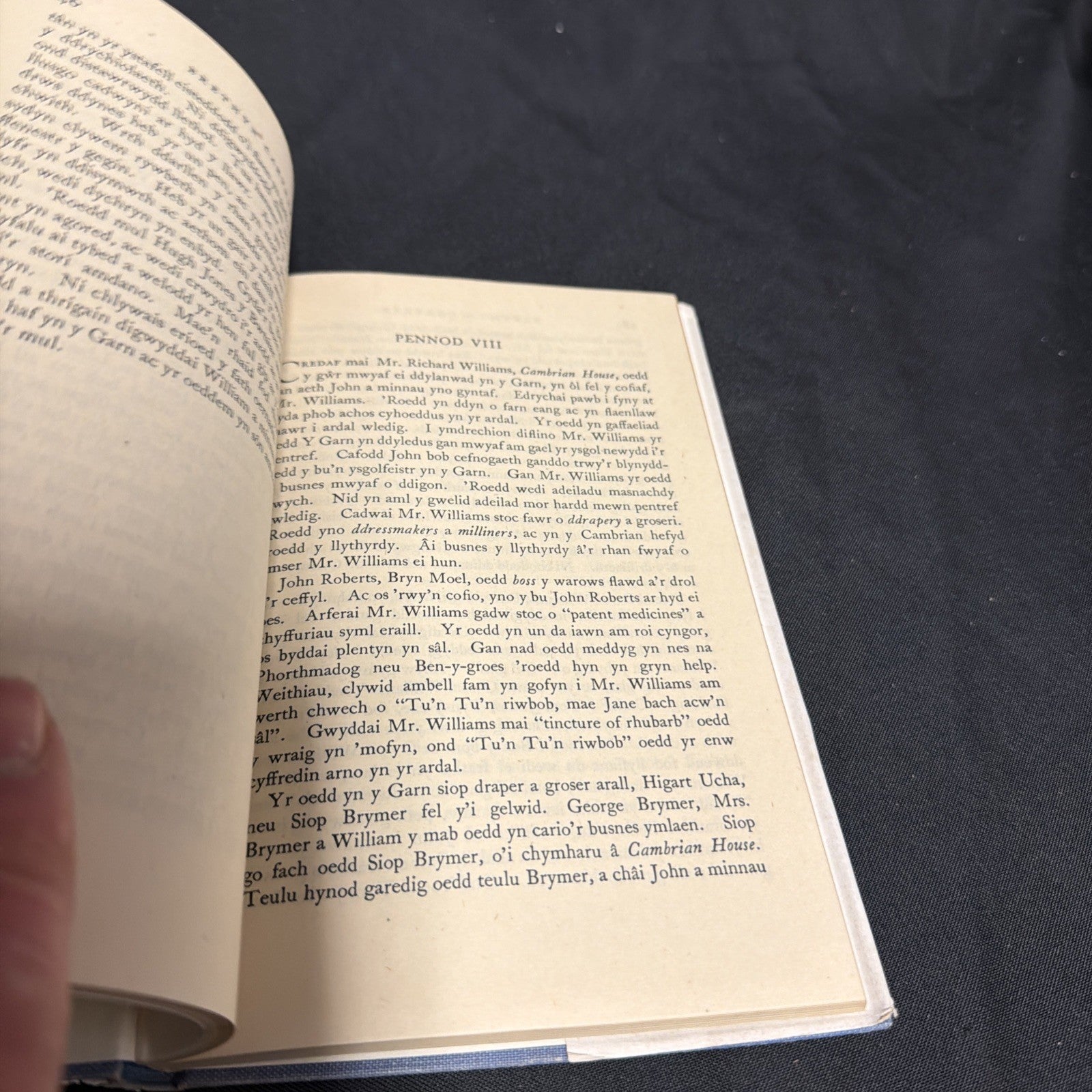 Brethyn Cartref, Elizabeth Williams - Welsh Language book - (1898)