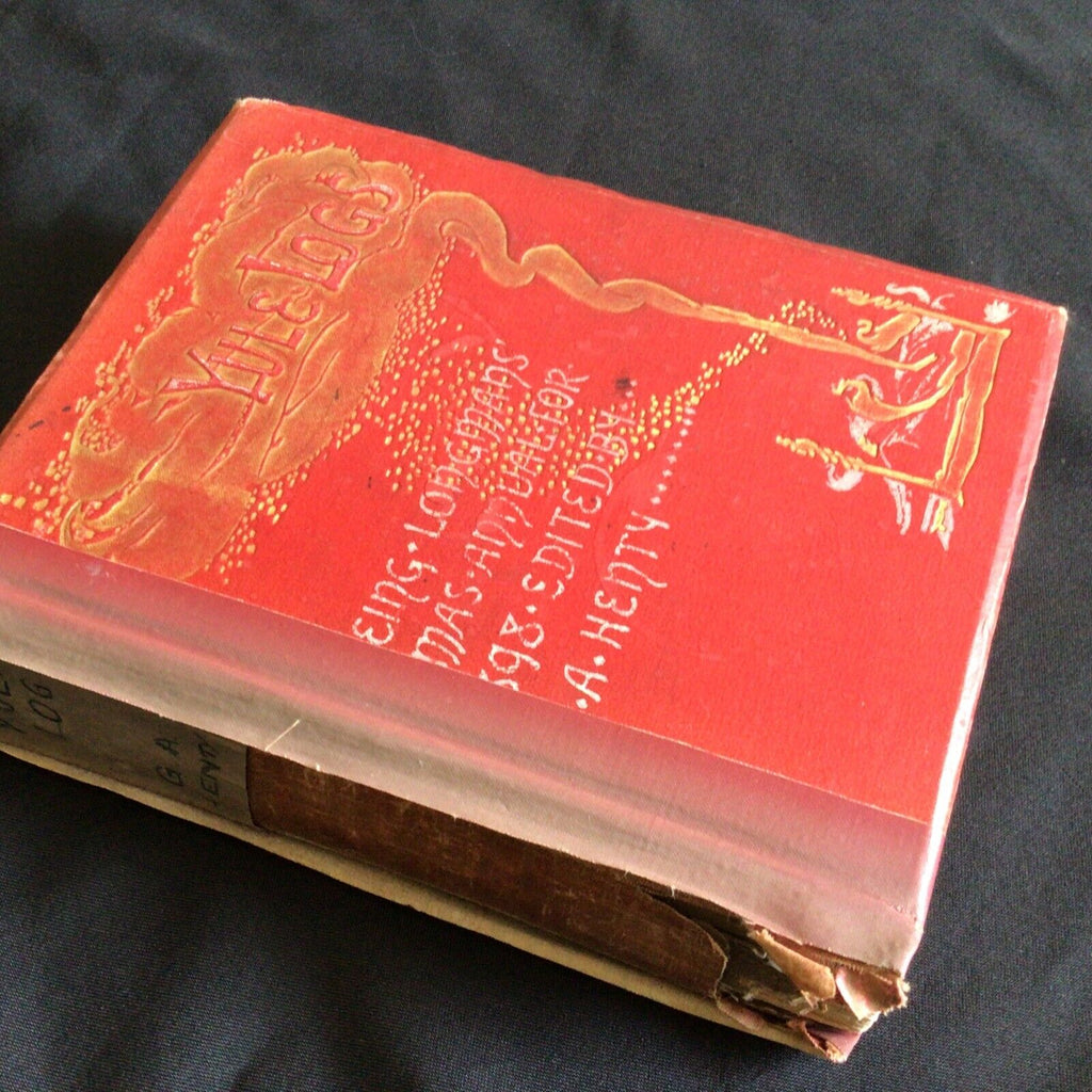 GA HENTY Yule Logs Longmans Christmas Annual book 1898 1st ed stories - (9712)