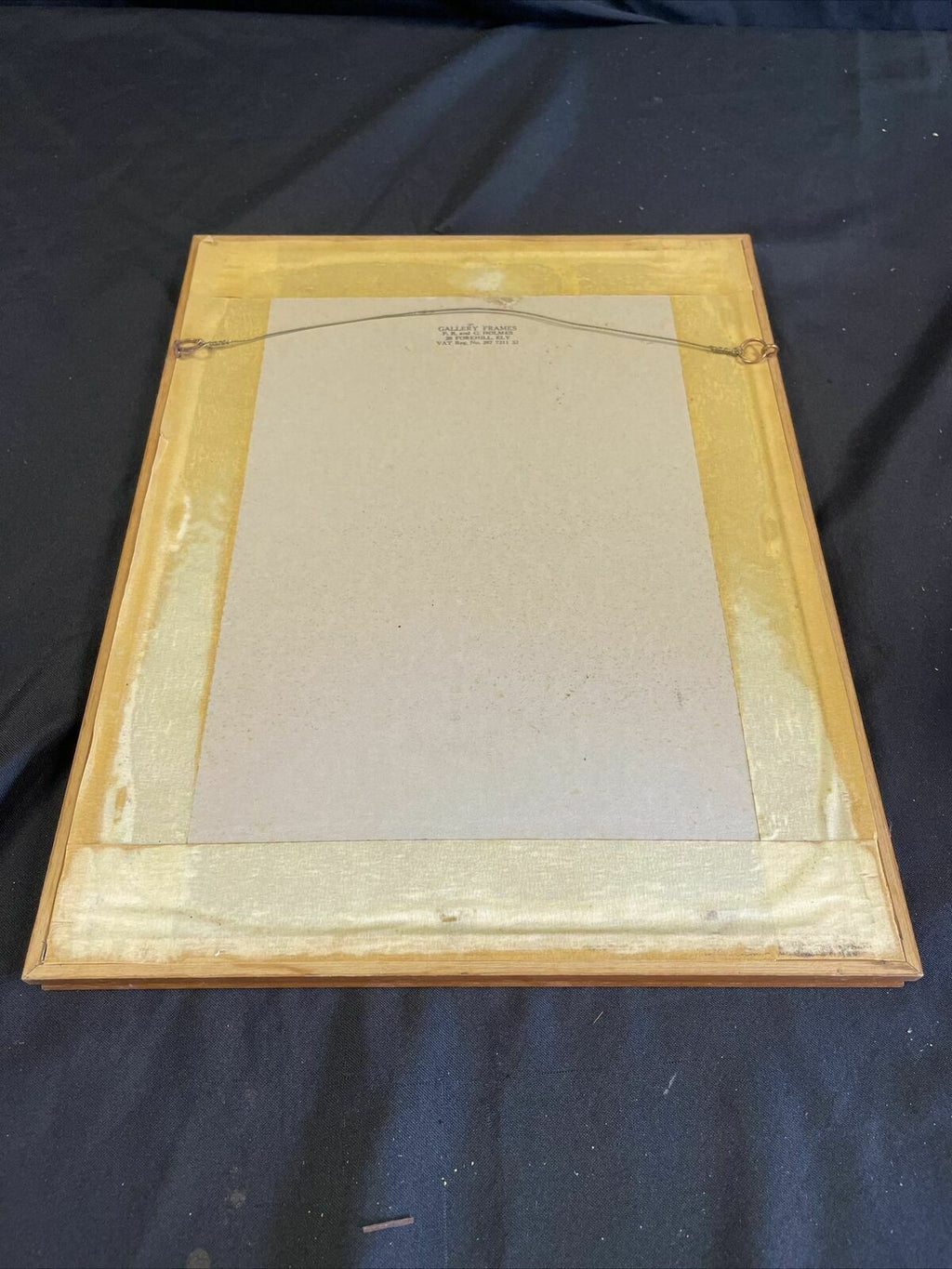 Vintage framed print of Roma Piazza Di Spagna Framed and matted - (8148)