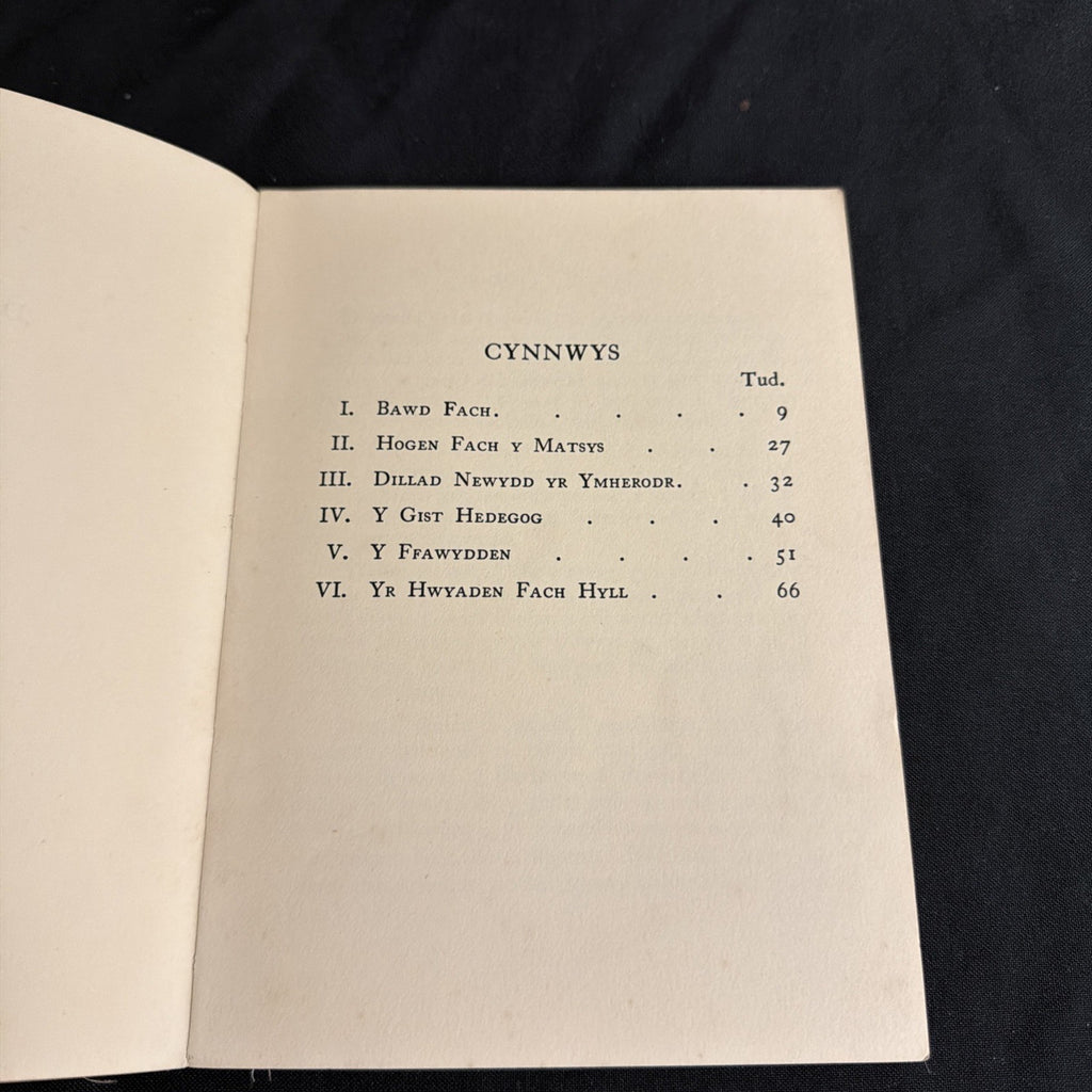 Storiau Anderson yr Ail Ran, David Evans - Welsh Language book - (1889)