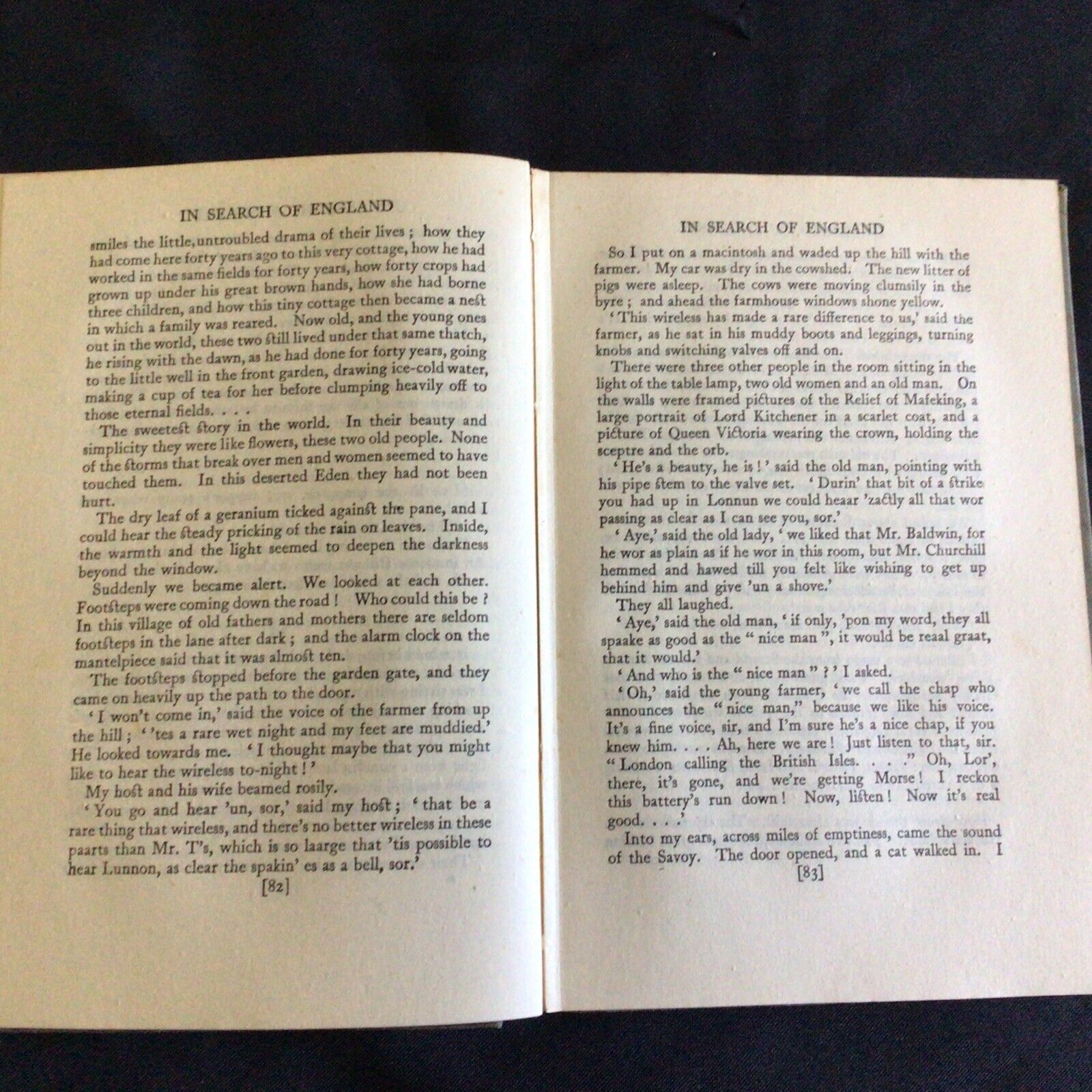 H.V Morton In Search of England Book 1945 print - (9728)