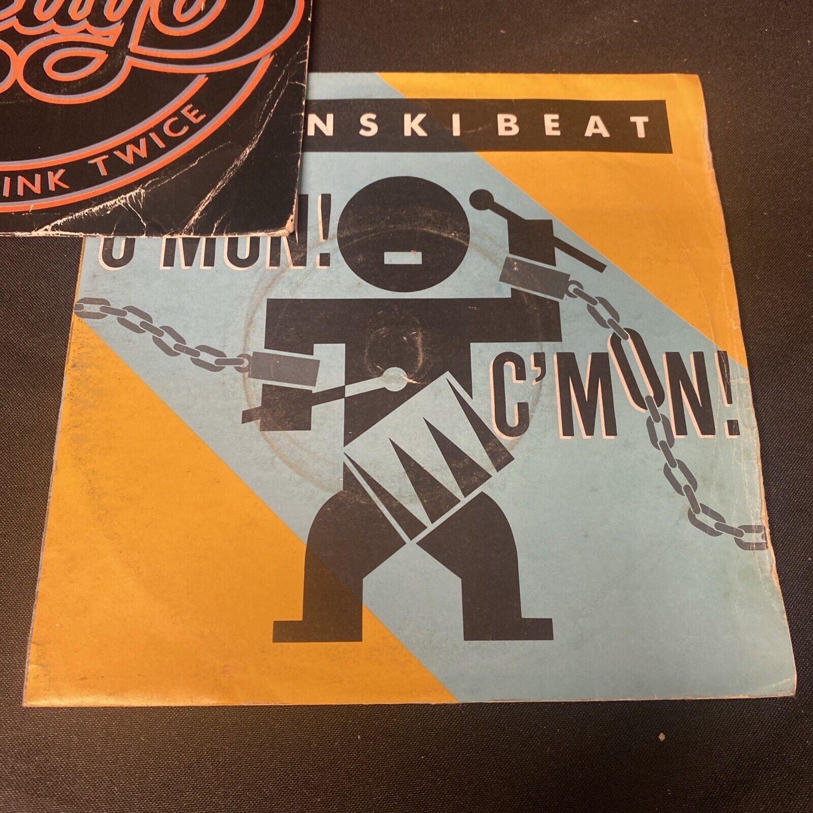 Vinyl Records 7" Singles 5 x 1980's Chicago Bronski Beat Commodores Etc -(9520