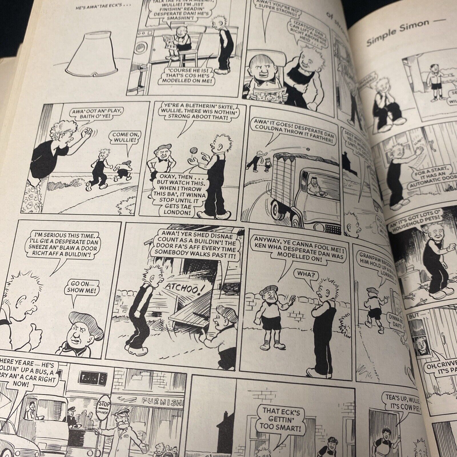 Oor Wullie - Sunday Post Annual 1992 D.C Thompson Glasgow -(7435)