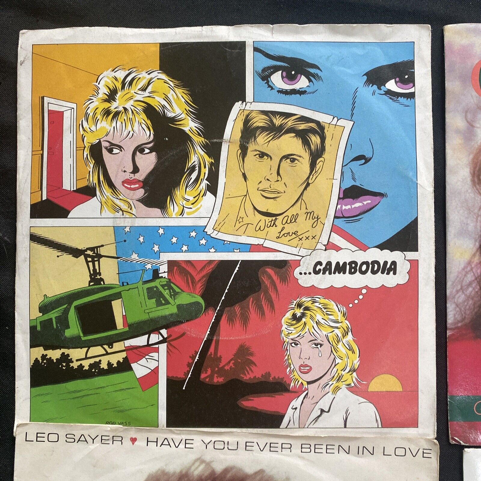 Vinyl Records 7" Singles 5 x 1980's  Kim Wilde, Leo Sayer, Carly Simon - 9438