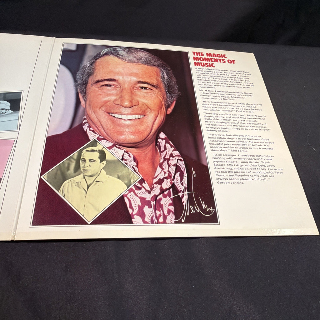 VINYL RECORD - Perry Como 40 Greatest Hits 2 x LP - 1975 - (1431)
