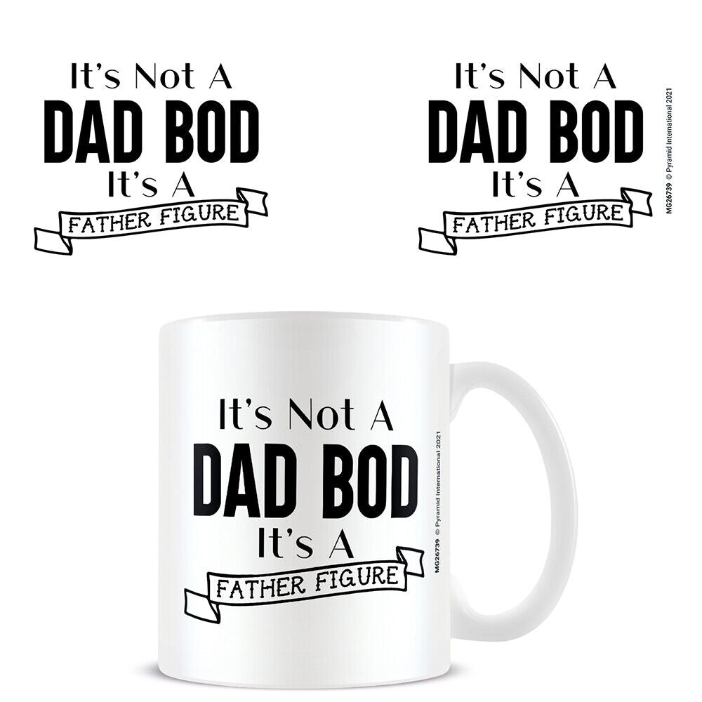 MUG Boxed Ceramic - HUMOUR - It's Not A Dad Bod, It's a father figure