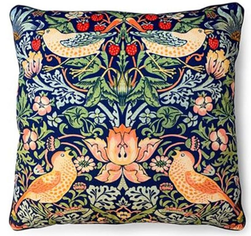 William Morris Strawberry Thief Pillow