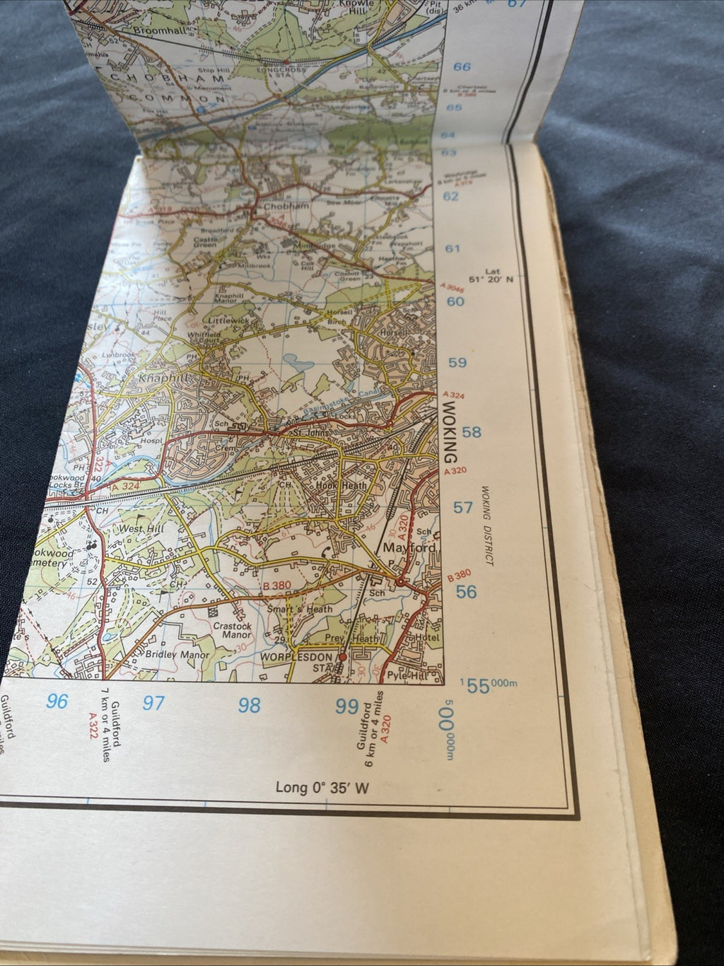 Reading & Windsor Ordnance Survey OS Landranger Map #175 1:50 scale (1219)