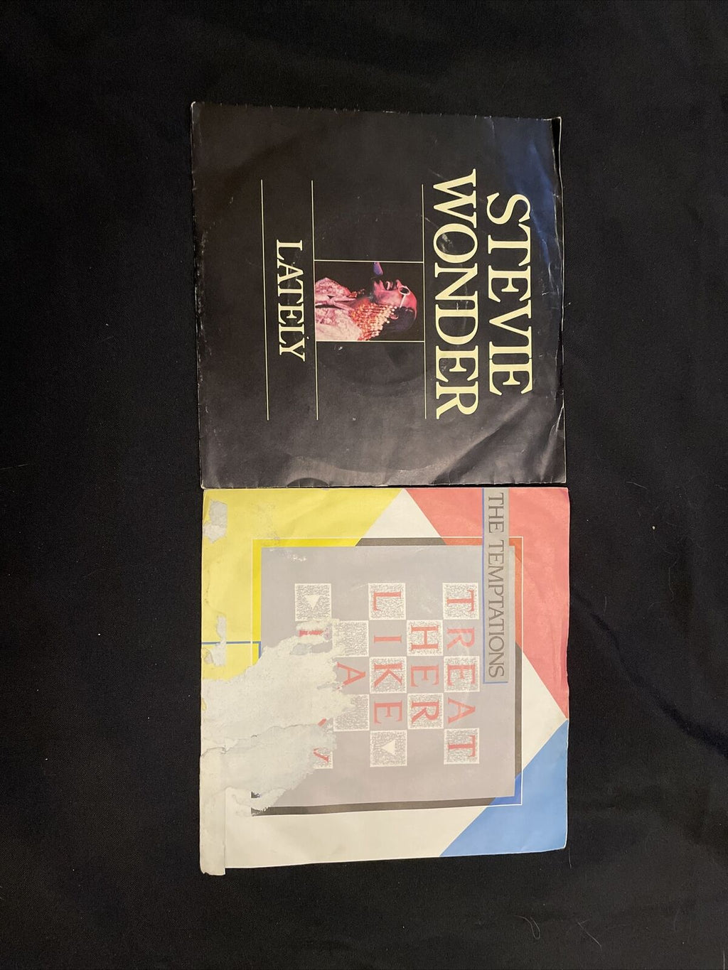 Vintage 1980's 7" Singles x12  Blondie Stevie Wonder Black Box+ More (8360