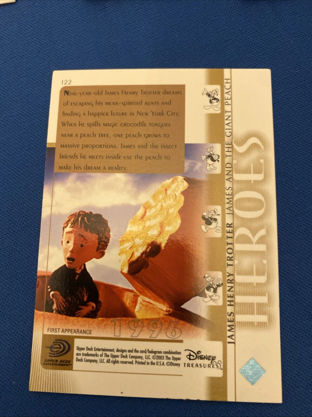 Upper Deck 2003 Disney Treasures Series Villians/Heroes x12 Trading Cards (5751)