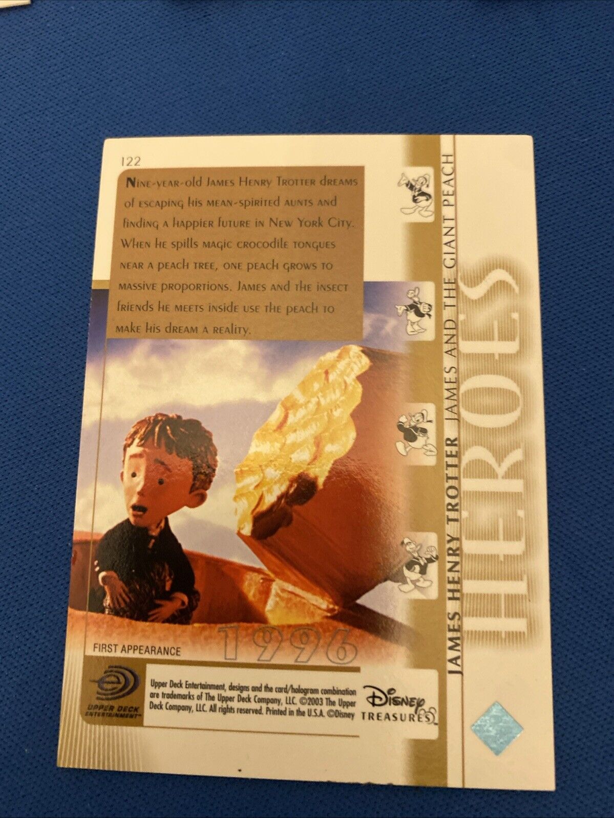 Upper Deck 2003 Disney Treasures Series Villians/Heroes x12 Trading Cards (5751)