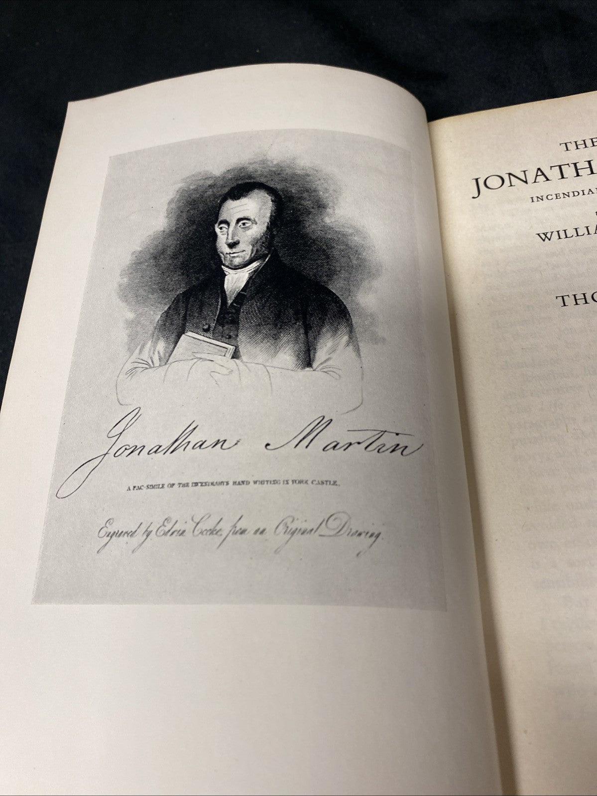 Book - The Life of Jonathan Martin Incendiary of York Minster - Balston 1945 (1516)