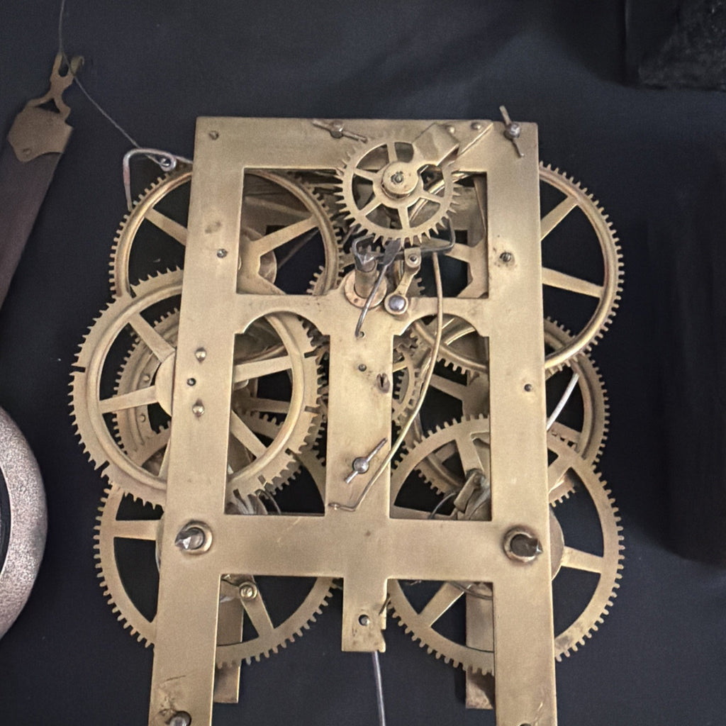 Jerome & Co "New Haven" 8 Day Clock 1850's Face, movement & weights - (1950)