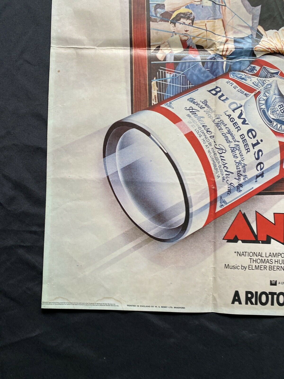 ORIGINAL UK QUAD POSTER - Animal House - 1981 - 27.5" x 39" - (6528)